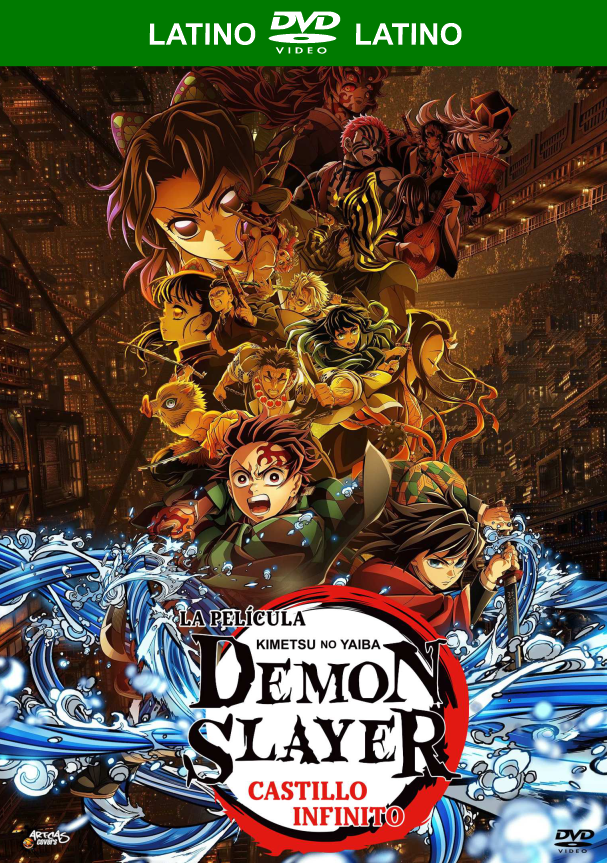 DEMON SLAYER – KIMETSU NO YAIBA – CASTILLO INFINITO – LA PELICULA – THE MOVIE – INFINITE CASTLE – DVD-5 – DUAL LATINO – 2025 – (VIP)