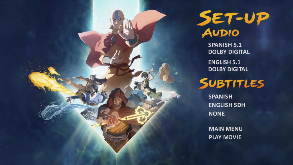 AVATAR - AANG - EL ULTIMO MAESTRO DEL AIRE - AVATAR AANG - THE LAST AIRBENDER - BD25 - DUAL LATINO - 2026 - (VIP) portada DVD