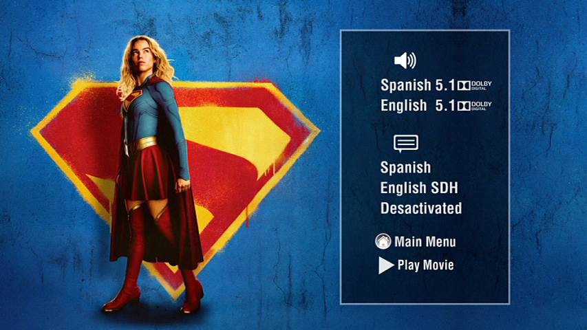 SUPERGIRL - DVD-5 - DUAL LATINO 5.1 FINAL - 2026 - (VIP) portada DVD
